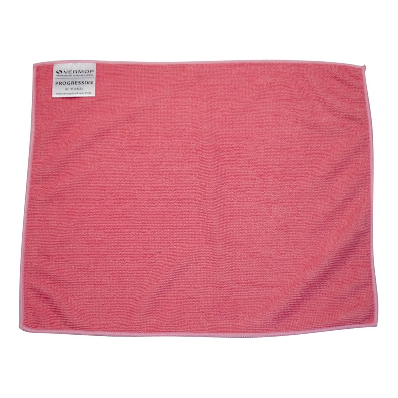 Салфетки хозяйственные Vermop Progressive микров 38х40см 853302 крас 3шт/уп