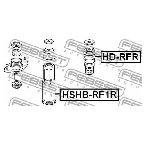 

Пыльник амортизатора Febest HSHBRF1R для Honda Odyssey, Shuttle, S-MX