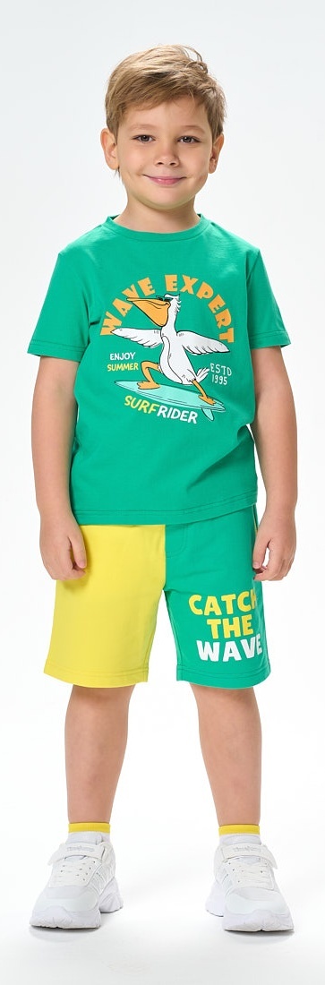 

Футболка детская Kari Kids SS24C66001225, зеленый, 92, 229036