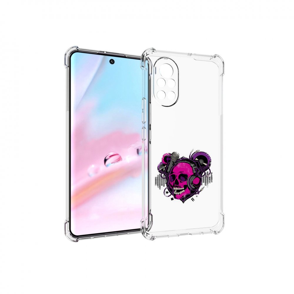 

Чехол MyPads череп 1 для Huawei Nova 8 (ANG-LX1), Прозрачный, Tocco