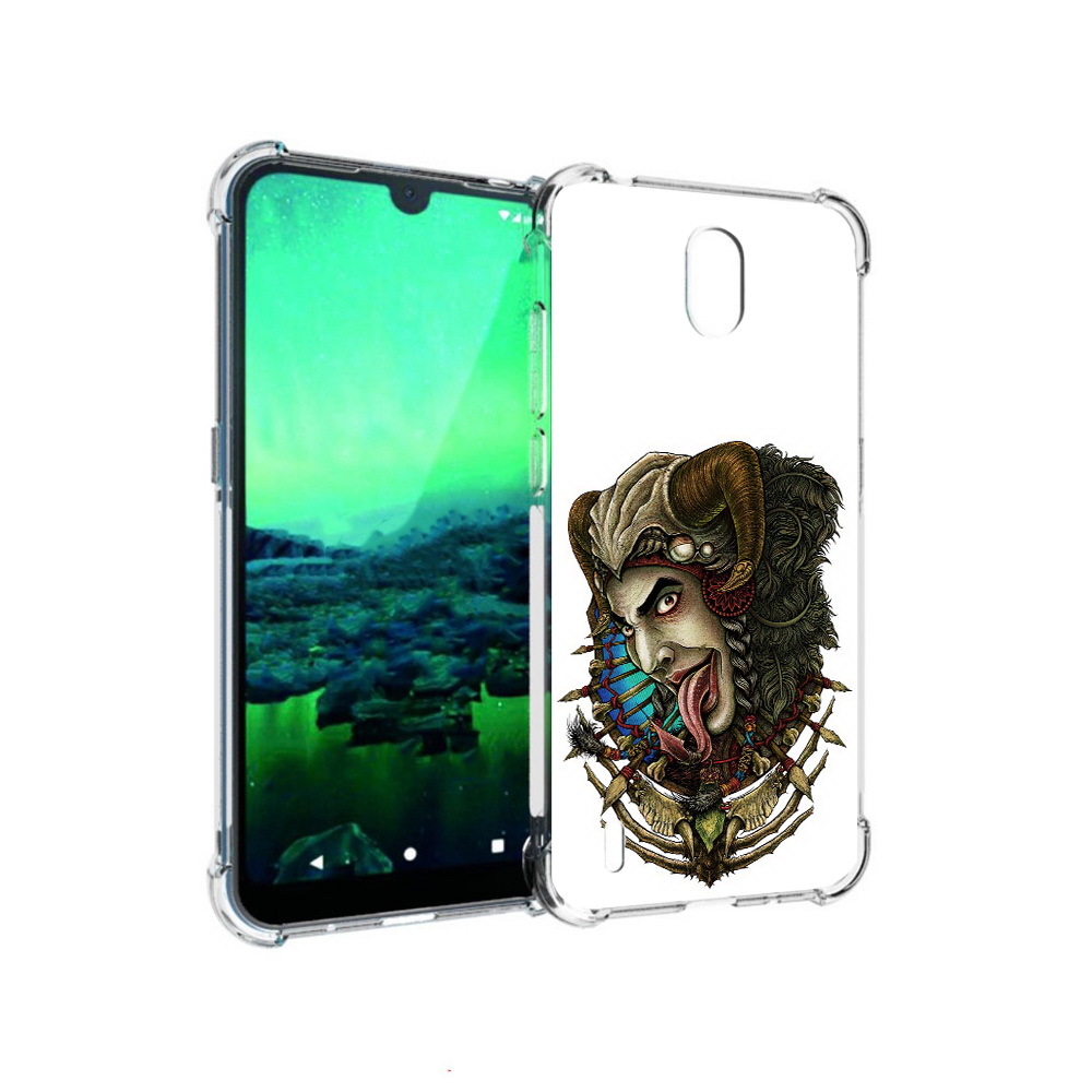 

Чехол MyPads Tocco для Nokia 1.3 длинный язык (PT227048.104.330), Прозрачный, Tocco