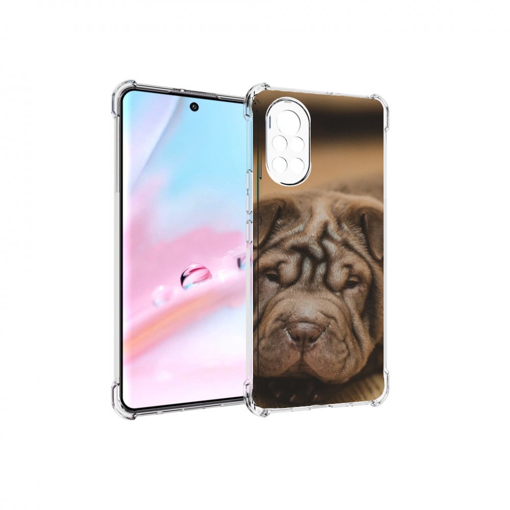 

Чехол MyPads шарпеи для Huawei Nova 8 (ANG-LX1), Прозрачный, Tocco