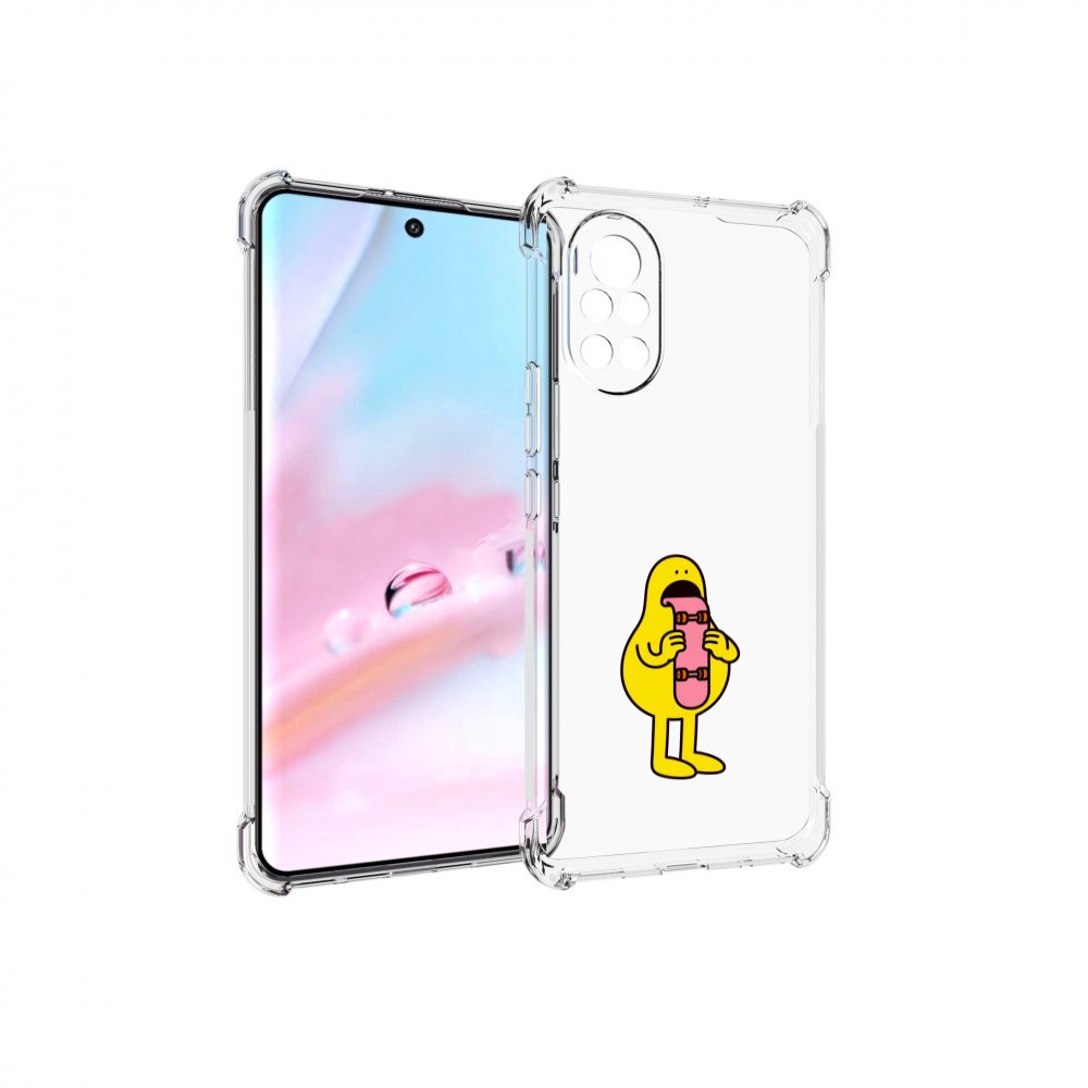 

Чехол MyPads язычок скейтер для Huawei Nova 8 (ANG-LX1), Прозрачный, Tocco