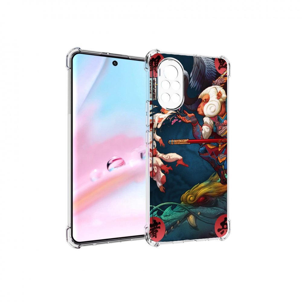 Чехол MyPads японская обезьяна для Huawei Nova 8 (ANG-LX1)