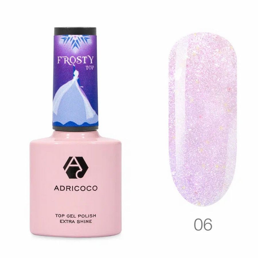 

Топ хамелеон AdriCoco со светоотражающими частицами Frosty Top №06 8 мл, kr-22036