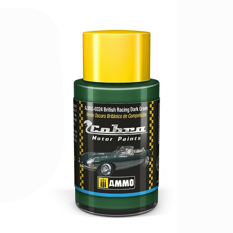 

Акриловая краска Ammo Mig Cobra Motor Британский гоночный тtмно-зелный AMIG0324, Британский гоночный тмно-зелный