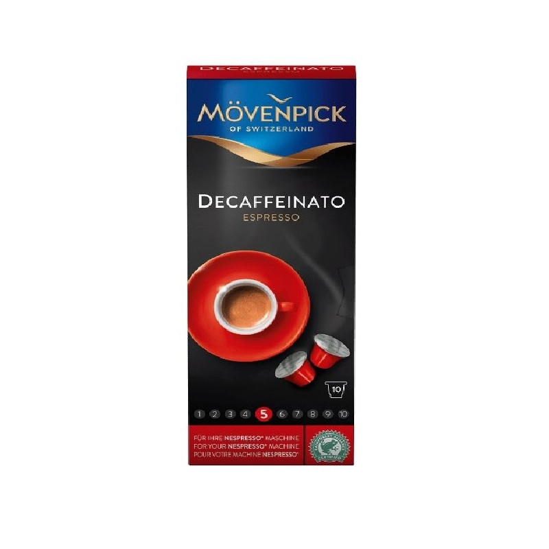 фото Кофе в капсулах movenpick espresso decaffeinato, 10 капсул