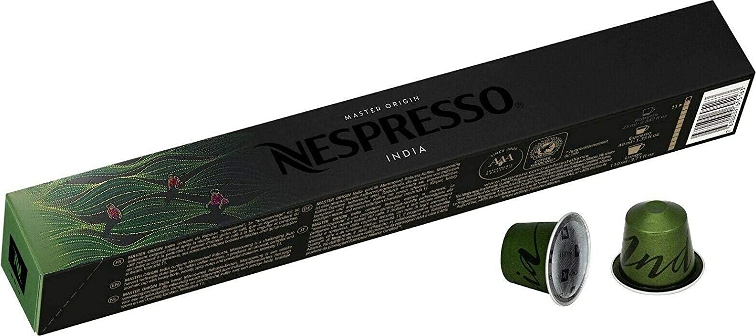 Кофе в капсулах Nespresso India, 10 шт.