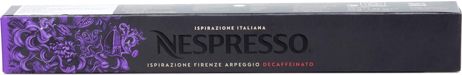 

Кофе в капсулах Nespresso Ispirazi. Firenze Arpeggio Decaff., 10 шт.