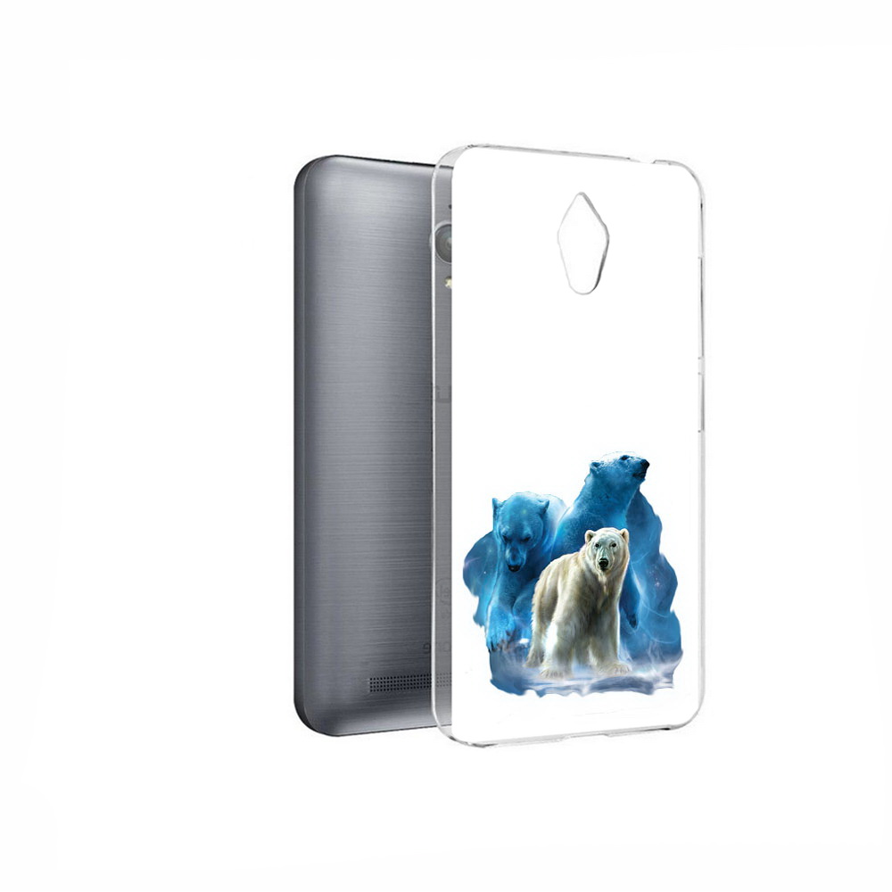

Чехол MyPads Tocco для Asus ZenFone Go (ZC500TG) полярный медведь, Прозрачный, Tocco