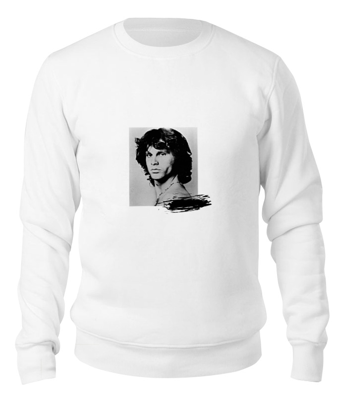 

Свитшот унисекс Printio Jim morrison белый L, Jim morrison