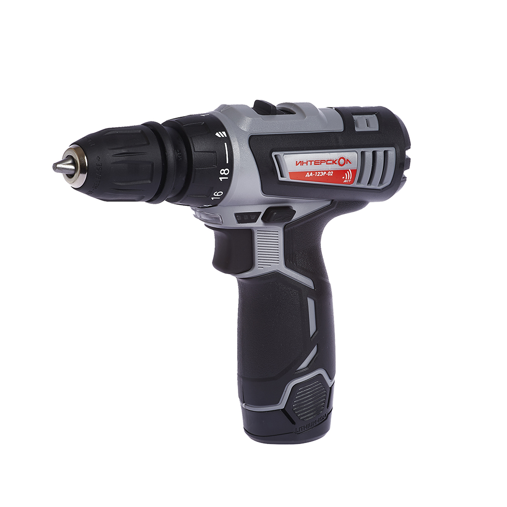 Дрель-Шуруповерт аккумуляторный со съемным патроном Интерскол ДА-12ЭР-02 Комби 802000₽