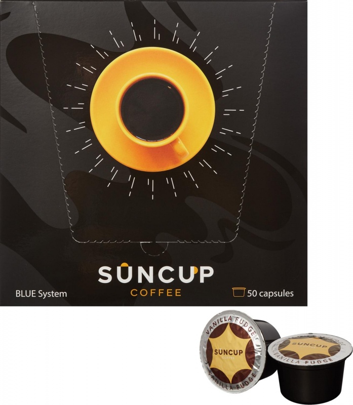 Кофе в капсулах Suncup Vanilla Fudge жареный, молотый, 50кап/1уп