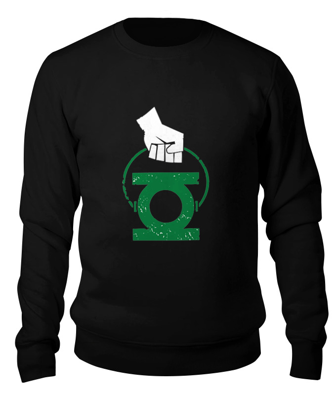 

Свитшот унисекс Printio Green lantern черный L, Green lantern