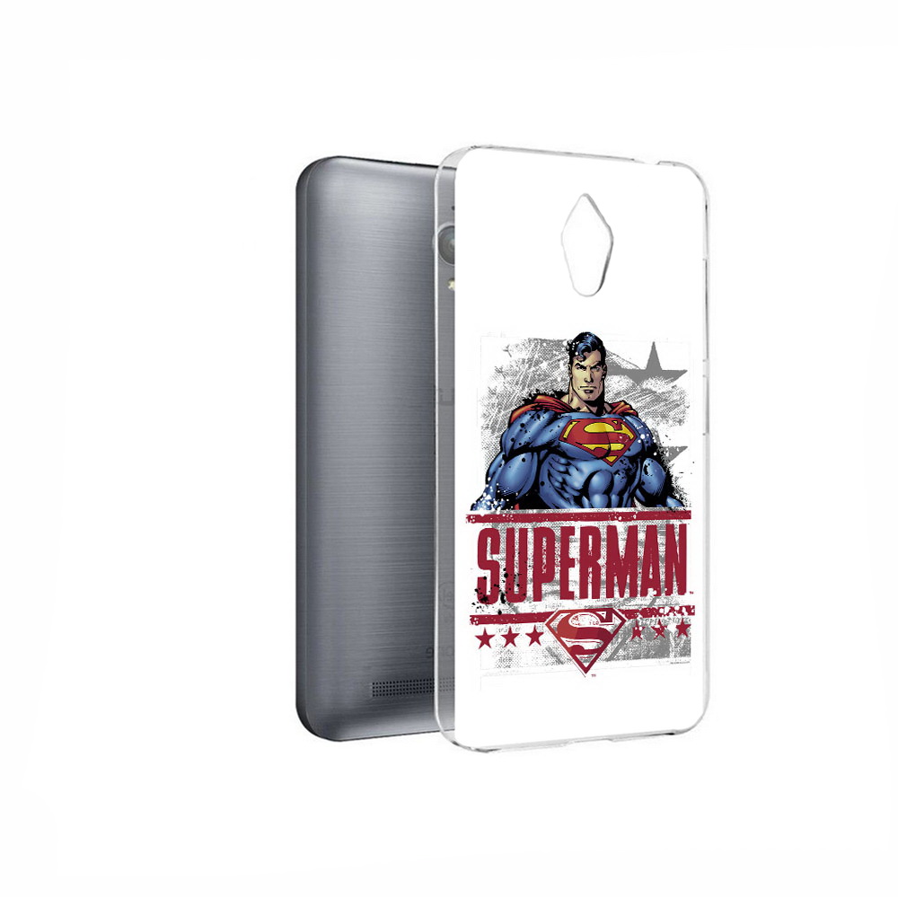 

Чехол MyPads Tocco для Asus ZenFone Go (ZC500TG) рисунок супермен, Прозрачный, Tocco