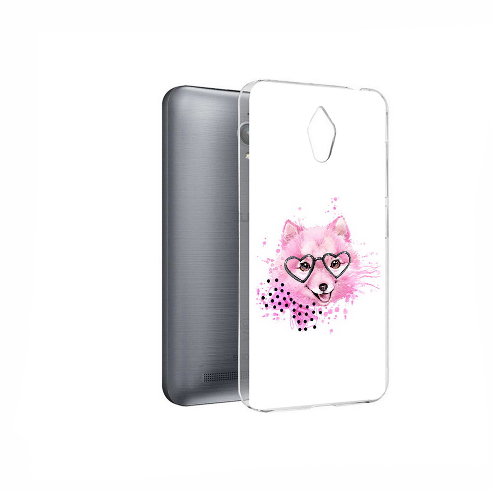 

Чехол MyPads Tocco для Asus ZenFone Go (ZC500TG) розовый волченок, Прозрачный, Tocco