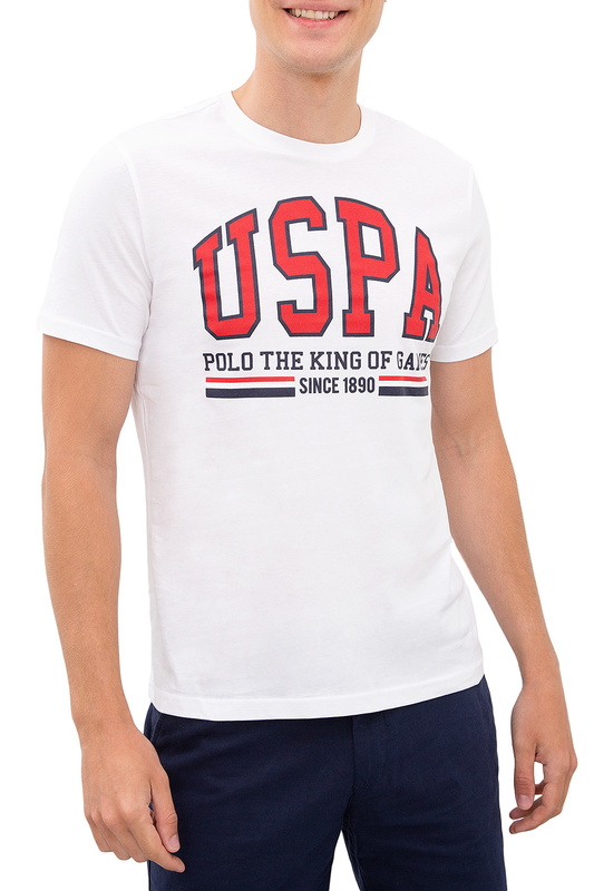 фото Футболка мужская g081gl0110jamal u.s. polo assn. белая l