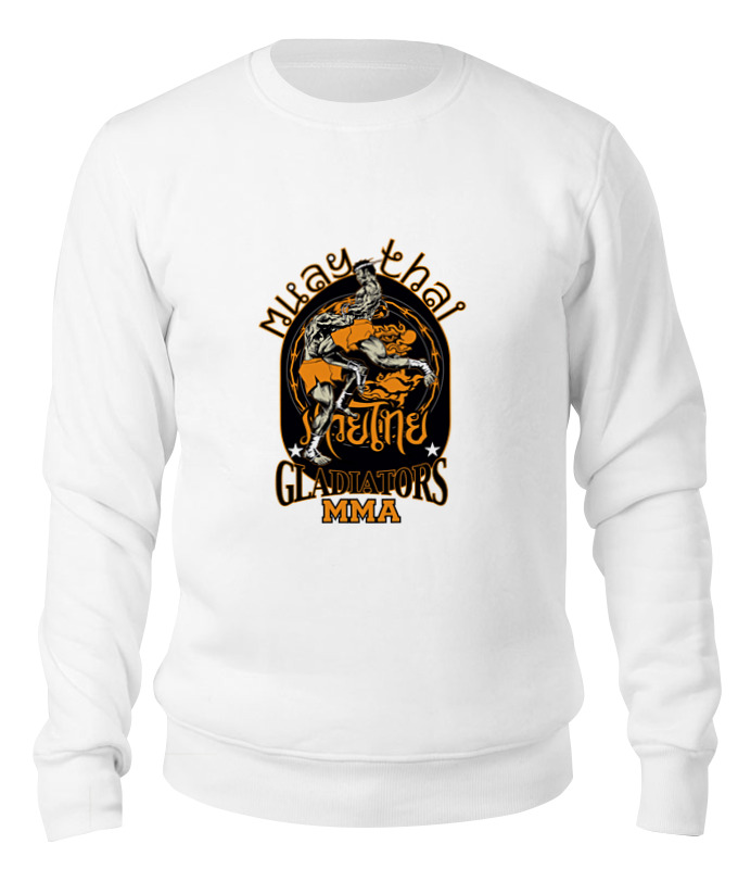 

Свитшот унисекс Printio Muay thai белый L, Muay thai