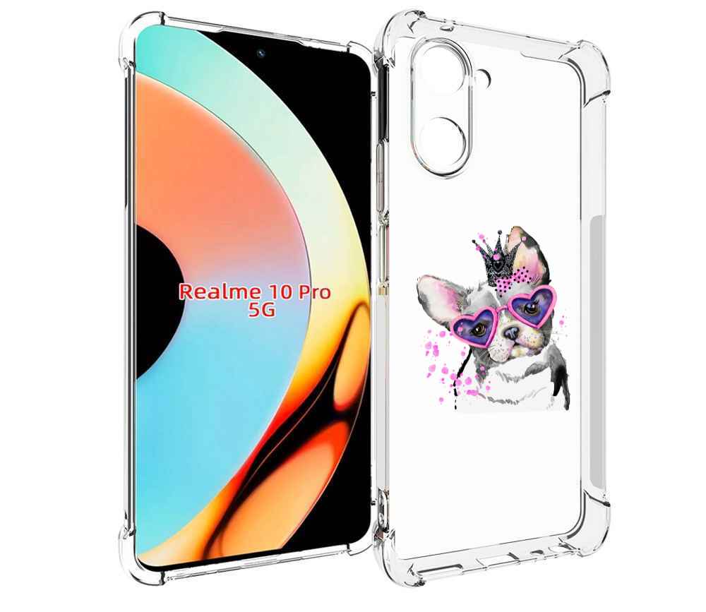 

Чехол бампер MyPads принцесса для Realme 10 Pro противоударный, Прозрачный, Tocco