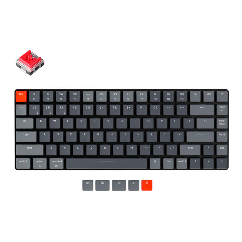 фото Беспроводная игровая клавиатура keychron k3e1 black