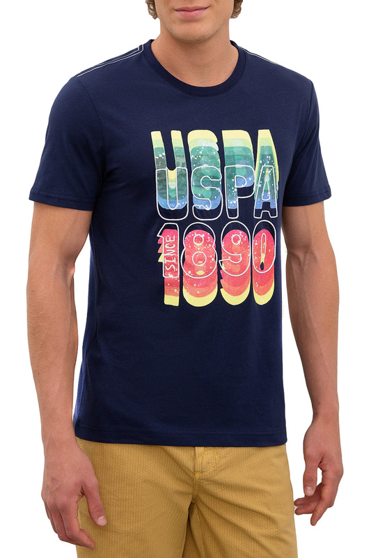 

Футболка мужская G081SZ0110SALVATION U.S. POLO Assn. синяя M, G081SZ0110SALVATION