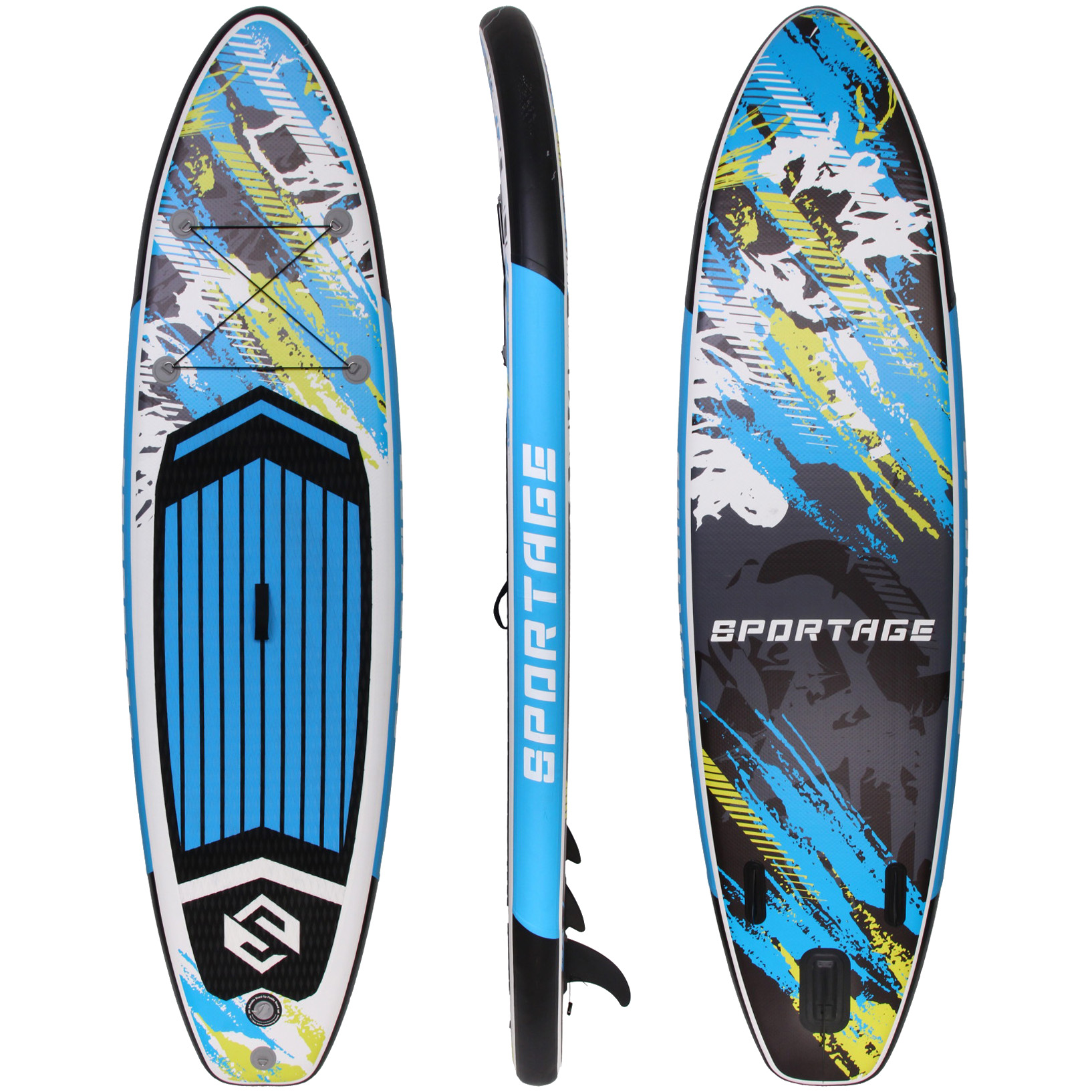 

SUP-борд Sportage Extreme 320x80x15 см blue/grey, Голубой;серый, Extreme