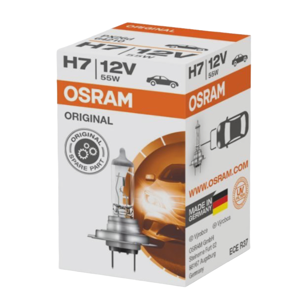 Лампа галогенная Osram цоколь Н7 Autobrand_AED, 1 шт