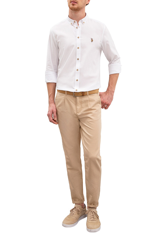 

Брюки мужские U.S. POLO Assn. G081SZ0780ADRIAN бежевые 34, G081SZ0780ADRIAN