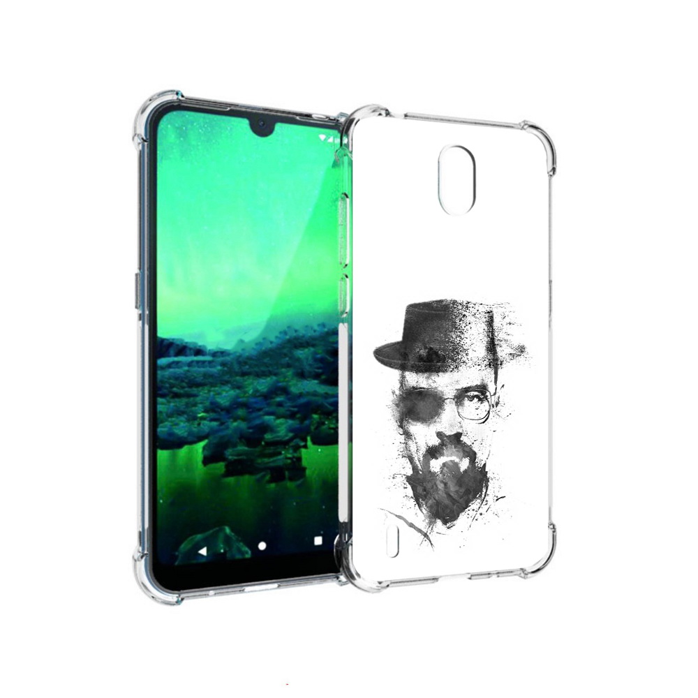 

Чехол MyPads Tocco для Nokia 1.3 загадочный человек (PT227048.104.347), Прозрачный, Tocco