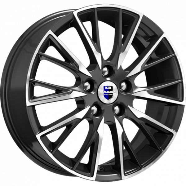 

R17 5X100 6,5J Et38 67,1 K&K Солт (Кс773) Алмаз Черный K&K арт. 74134