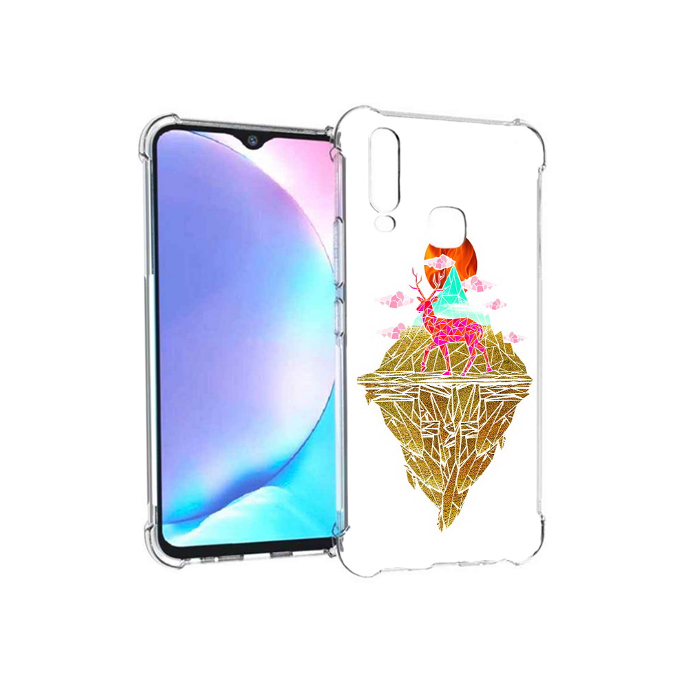 

Чехол MyPads Tocco для Vivo Y17 розовый олень абстракция (PT136369.382.586), Tocco