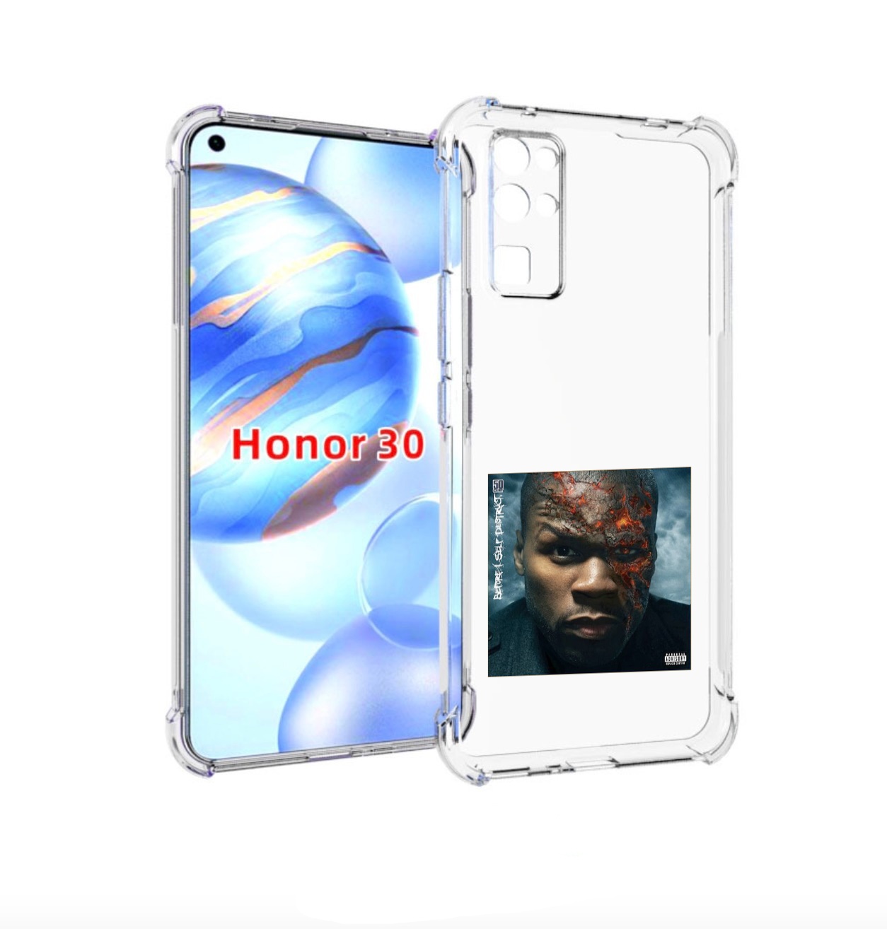 

Чехол бампер MyPads 50 Cent - Before I Self Destruct мужской для, Прозрачный, Tocco