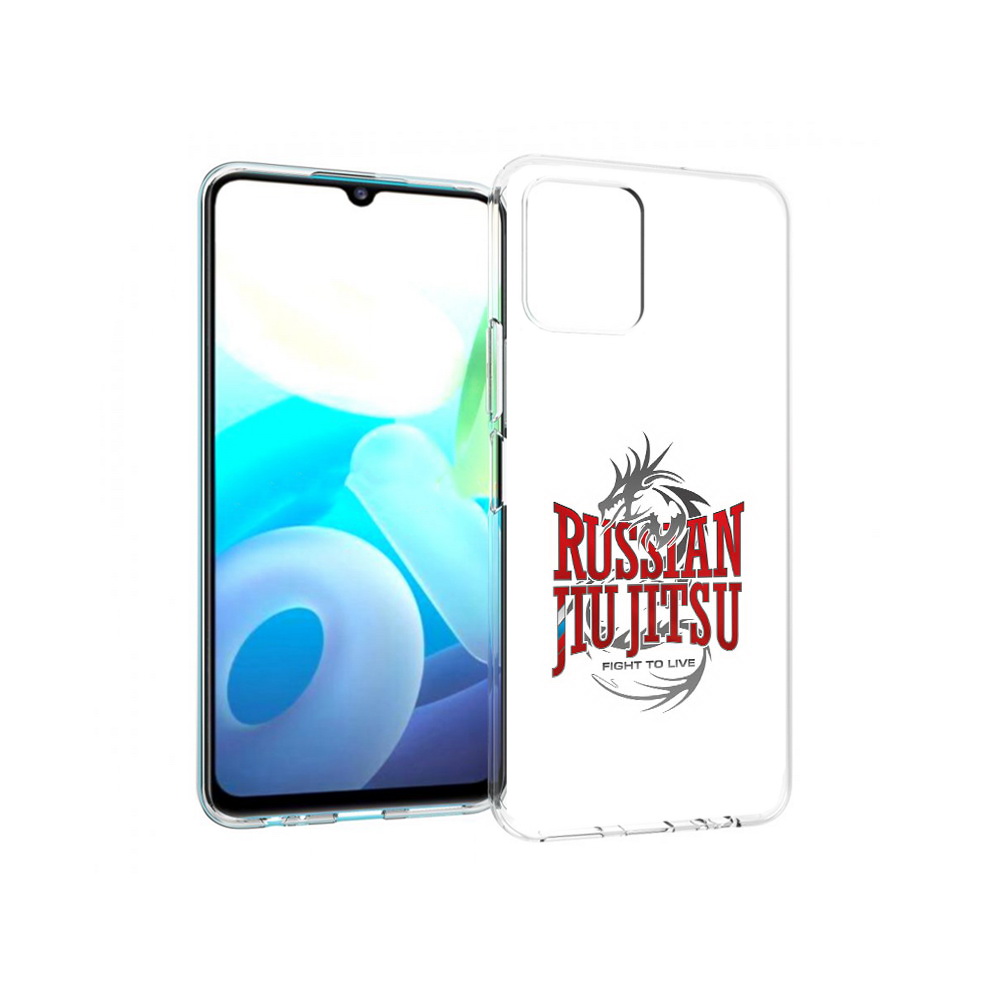 

Чехол MyPads Tocco для Vivo Y15s джиу джитсу (PT224456.390.321), Прозрачный, Tocco