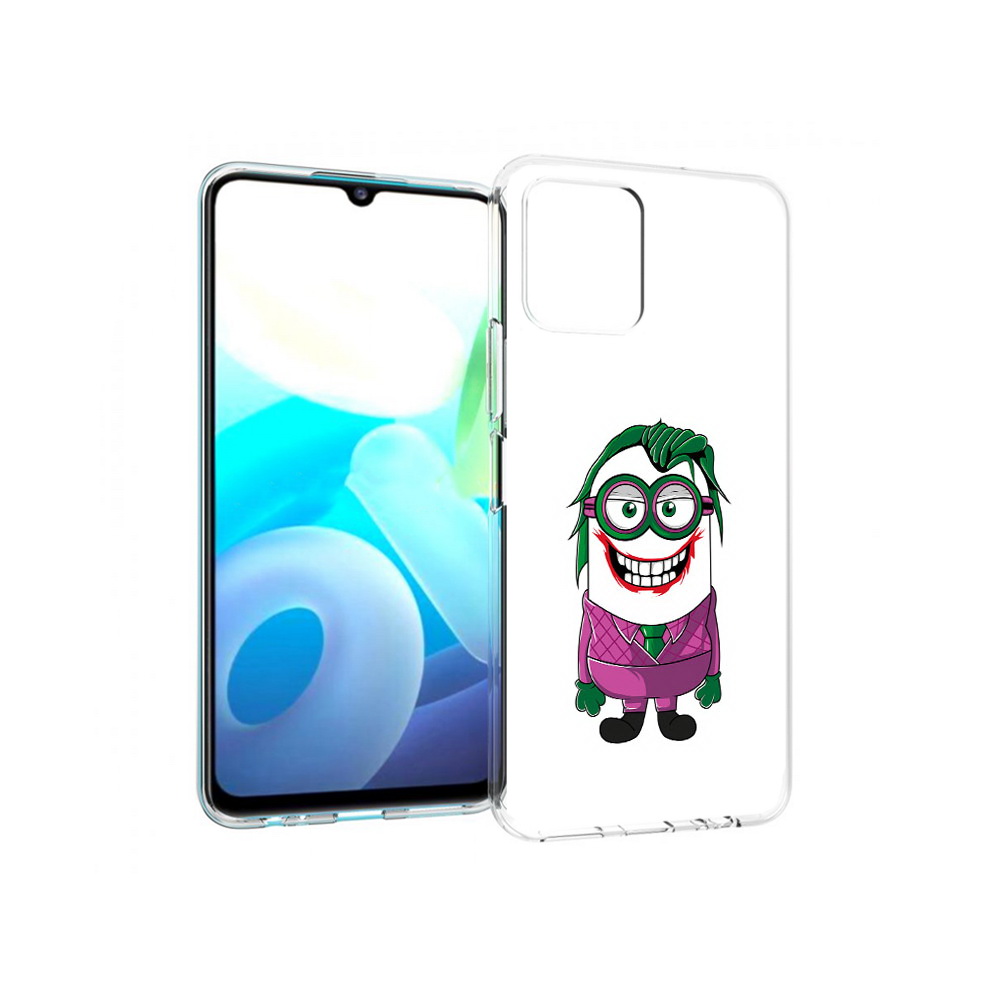 

Чехол MyPads Tocco для Vivo Y15s джокер миньон (PT224456.390.322), Прозрачный, Tocco
