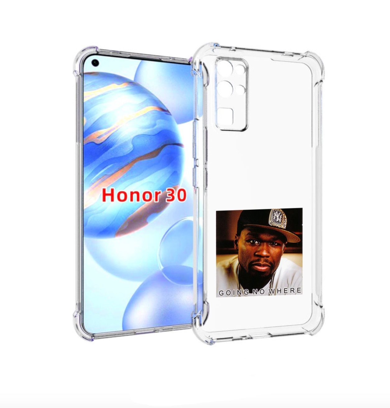 

Чехол бампер MyPads 50 Cent - Going No Where для Honor 30 (BMH-A, Прозрачный, Tocco