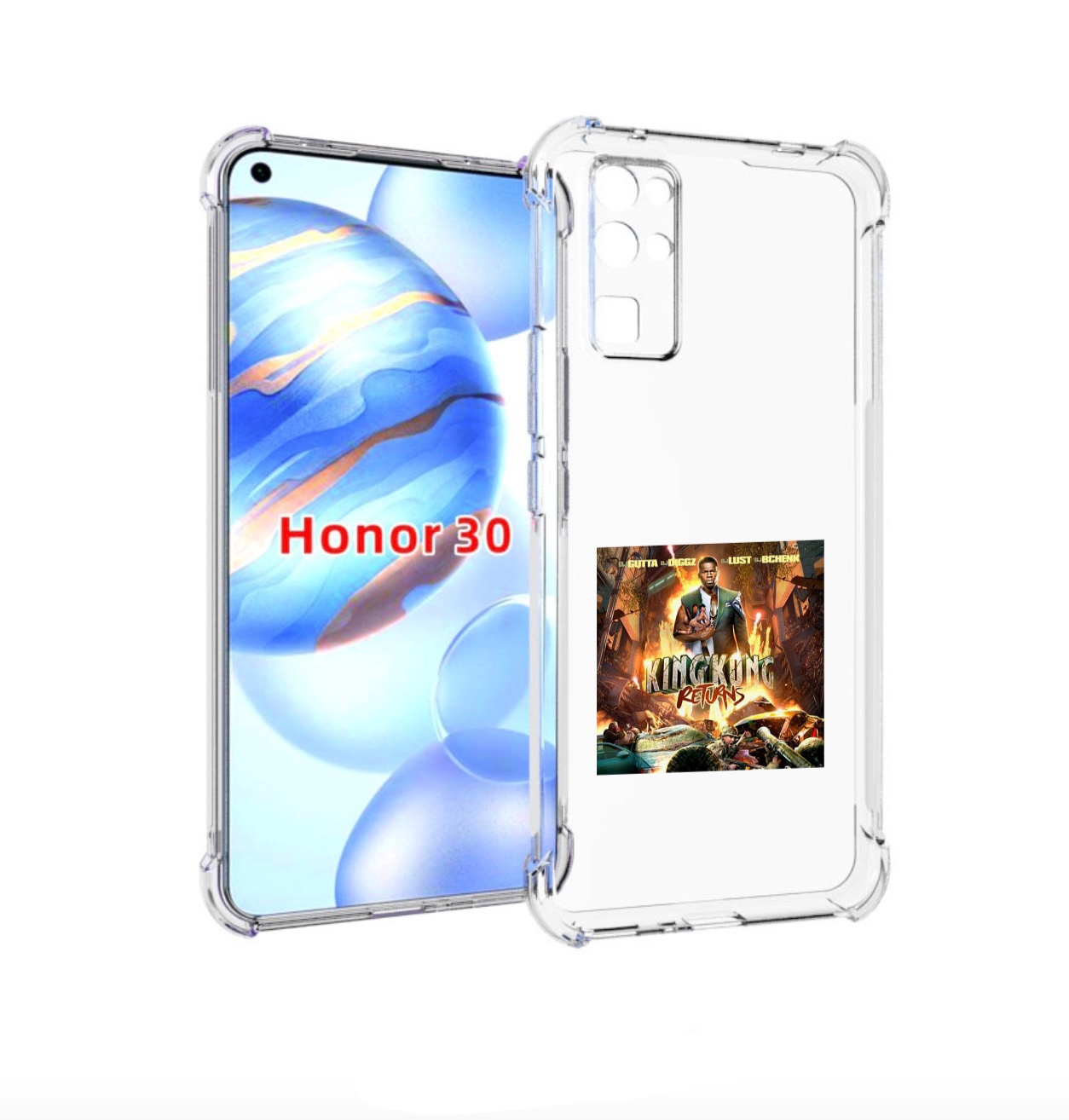 

Чехол бампер MyPads 50 Cent - King Kong Returns для Honor 30 (BM, Прозрачный, Tocco
