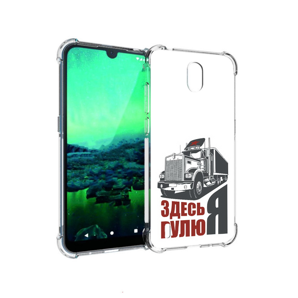 

Чехол MyPads Tocco для Nokia 1.3 здесь я рулю (PT227048.104.355), Прозрачный, Tocco