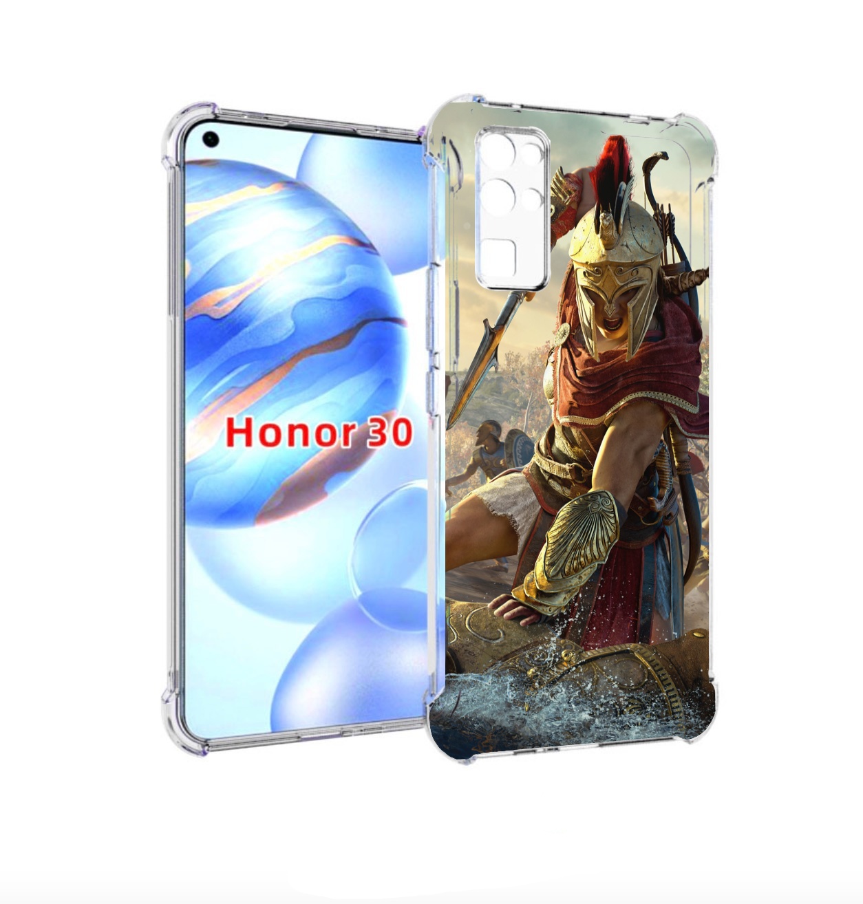 

Чехол бампер MyPads Assassin's Creed Odyssey Kassandra мужской д, Прозрачный, Tocco