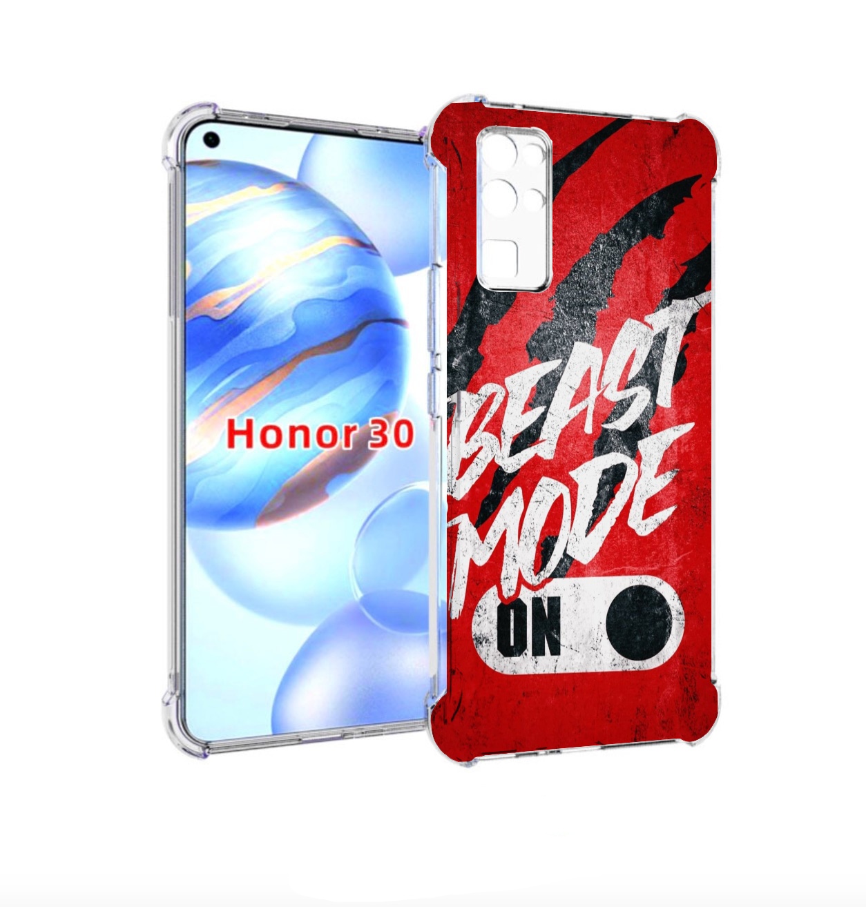 

Чехол Бампер Mypads Beast Inside You Для Honor 30 (Bmh-An10) Про, Прозрачный, Tocco