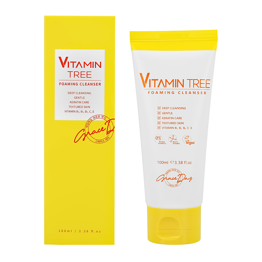 Пенка для умывания GRACE DAY VITAMIN TREE 100 мл нас просто не было т 1 дюжева м