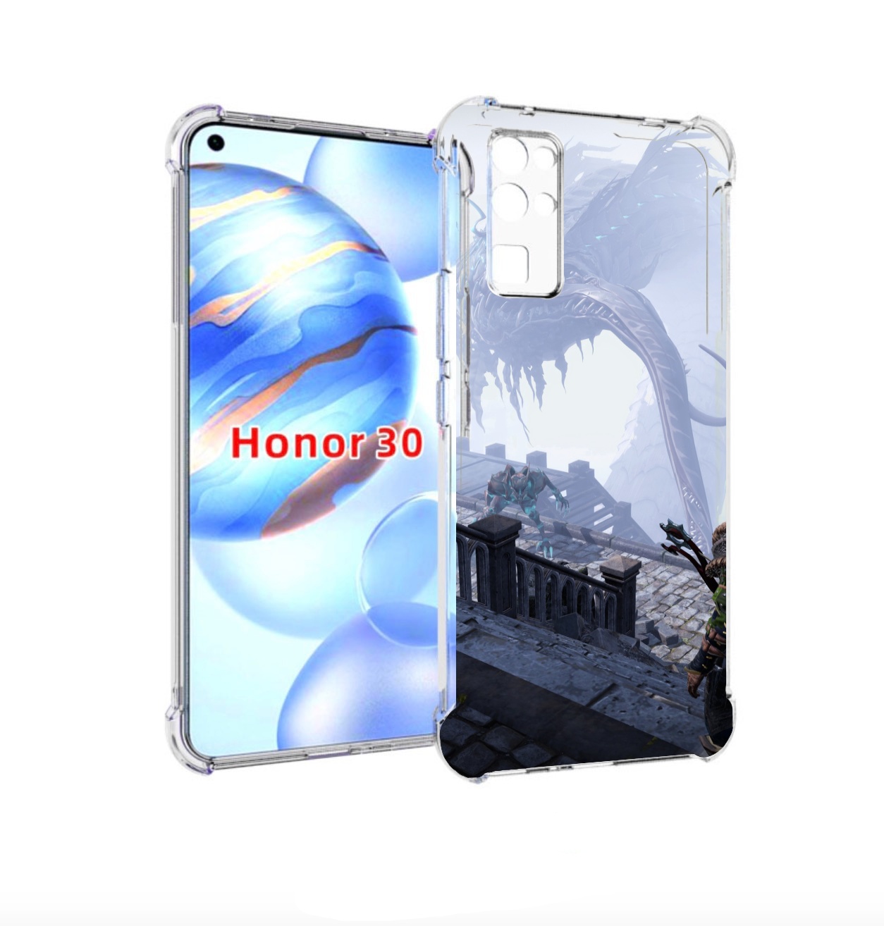 

Чехол бампер MyPads Divinity Original Sin II для Honor 30 (BMH-A, Прозрачный, Tocco