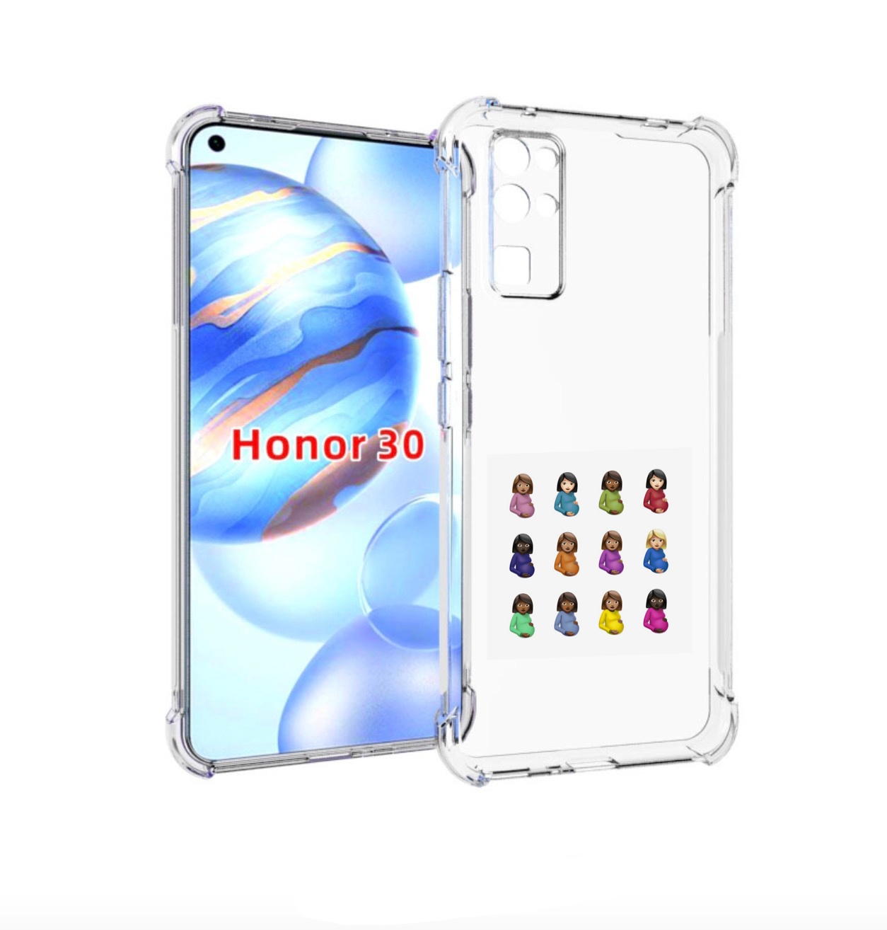 

Чехол бампер MyPads Drake - Certified Lover Boy для Honor 30 (BM, Прозрачный, Tocco