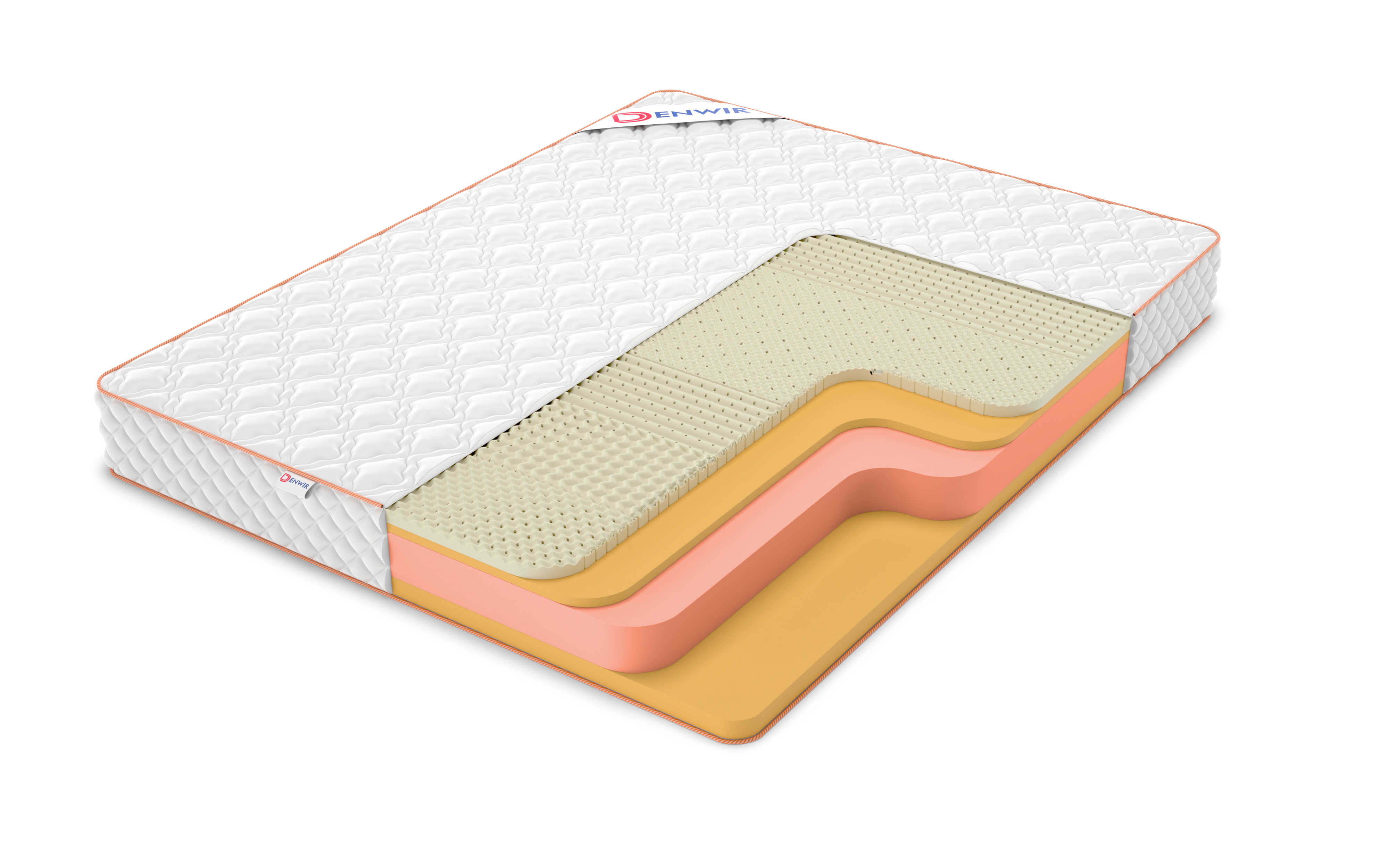 

Матрас беспружинный DENWIR TOP MEMO SOFT MIX 19/chstmat_TMSM19_140x190, Белый, TOP MEMO SOFT MIX 19