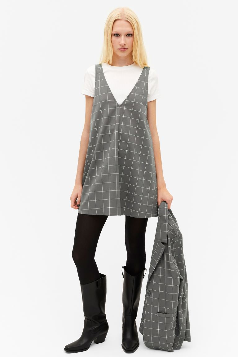 

Сарафан женский Monki 1085804006 серый M (доставка из-за рубежа), 1085804006