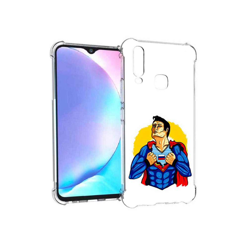

Чехол MyPads Tocco для Vivo Y17 русский супермен (PT136369.382.591), Tocco