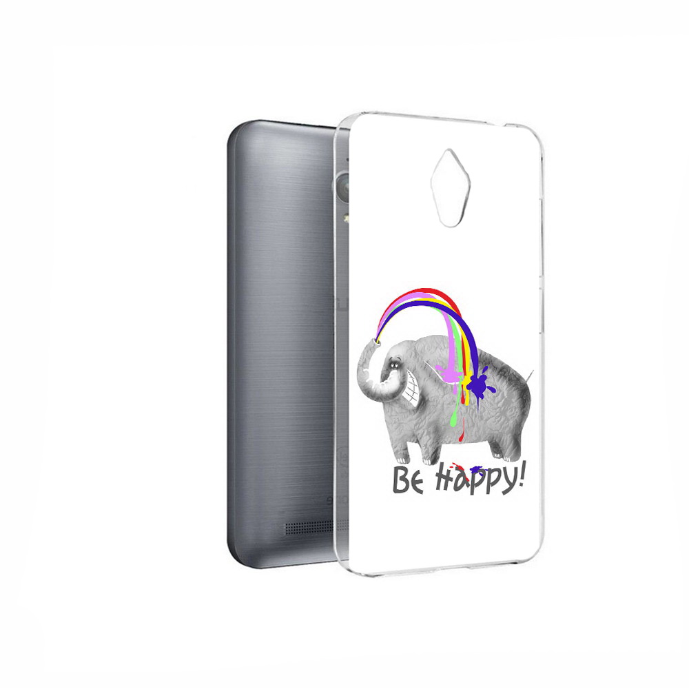 

Чехол MyPads Tocco для Asus ZenFone Go (ZC500TG) счастливый слон, Прозрачный, Tocco