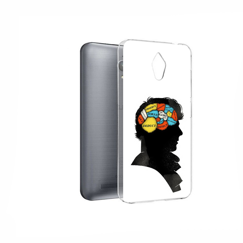 

Чехол MyPads Tocco для Asus ZenFone Go (ZC500TG) темный рисунок, Прозрачный, Tocco