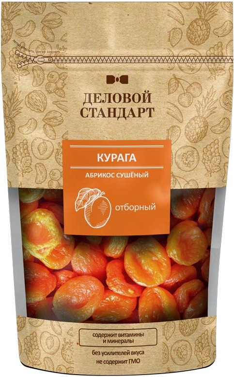 Сухофрукты Деловой Стандарт Курага отборная, 200г