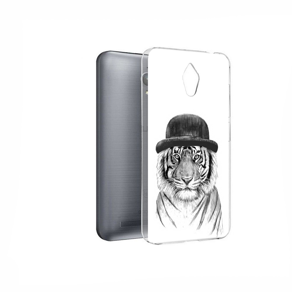 Чехол MyPads Tocco для Asus ZenFone Go (ZC500TG) тигр британец