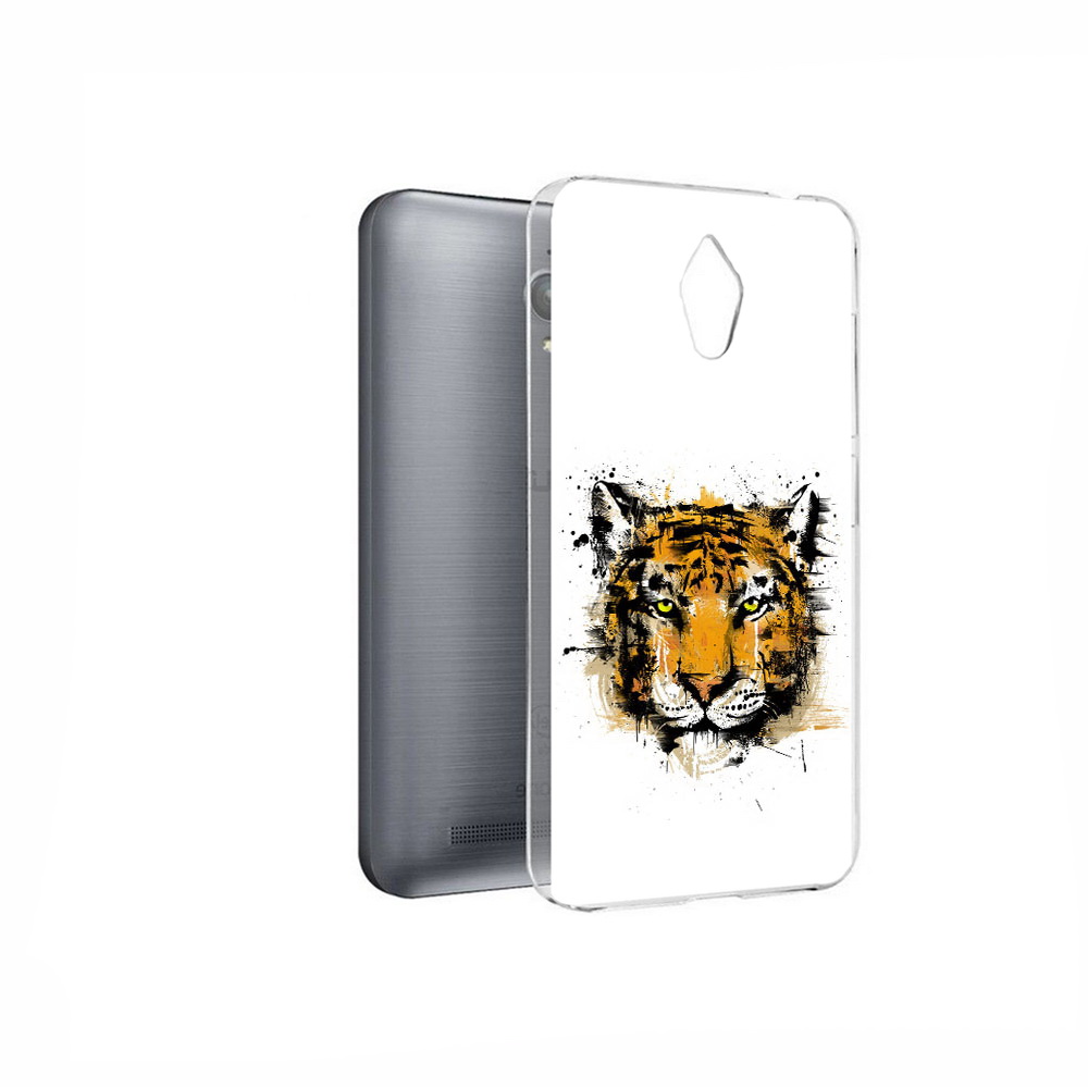Чехол MyPads Tocco для Asus ZenFone Go (ZC500TG) тигруля